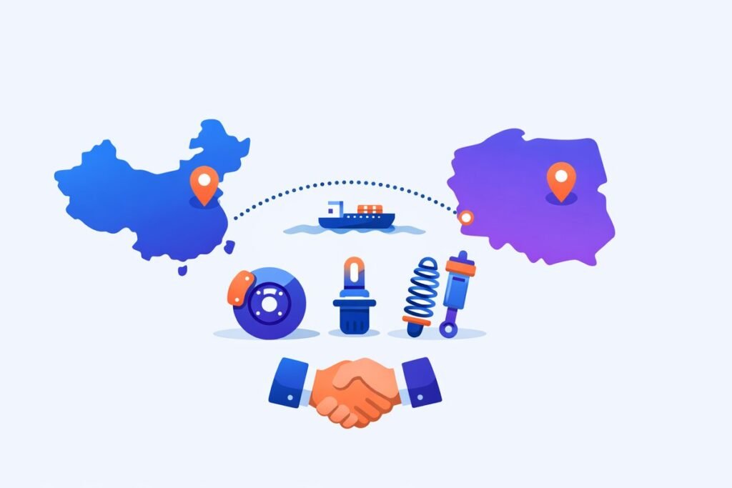 How to Import Auto Parts from China to Poland