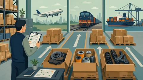 Regular Auto Parts Shipments from China: Air, Rail or Sea for Replenishment Orders
