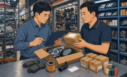 Yongfu Road Auto Parts Market: Keep Deliveries Matched to Your List