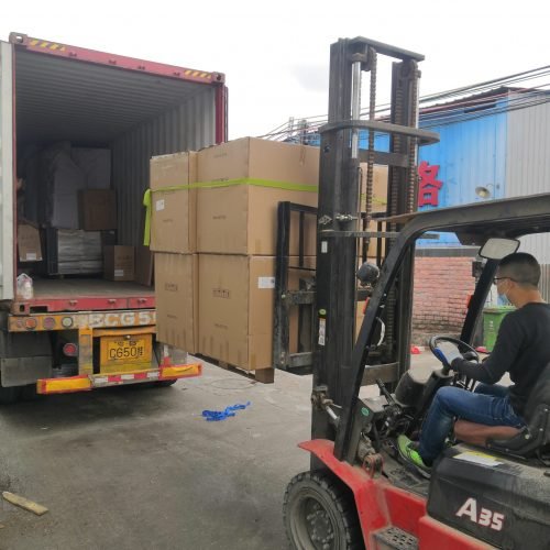 another 40 feet high cube container loading of Guinea shipment